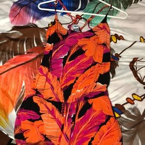 colorful flower romper